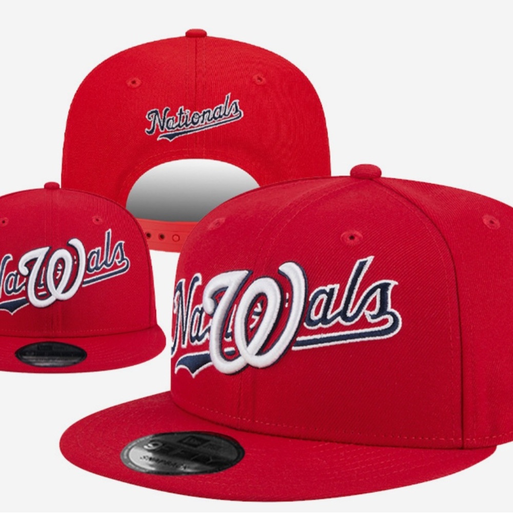 Red Nationals Logo Baseball Cap